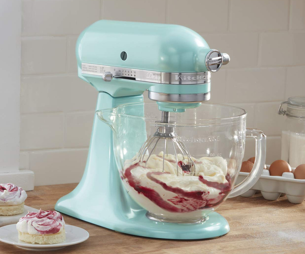 KitchenAid 5-Qt. סדרת עיצוב אומן עם קערת זכוכית
