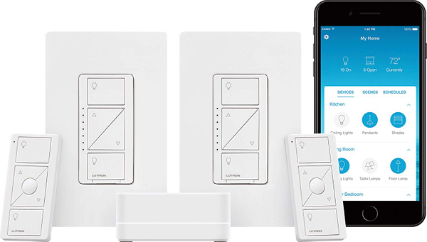 ערכת מתג אור חכם של Lutron Caseta