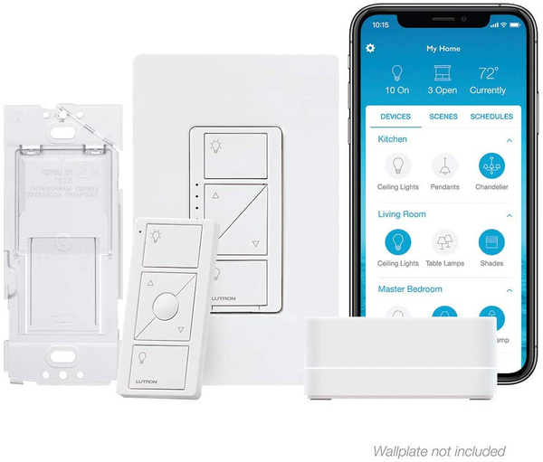 ערכת התחלה של מתג אור חכם של Lutron Caseta