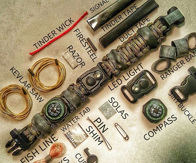ערכת הישרדות צמיד Paracord