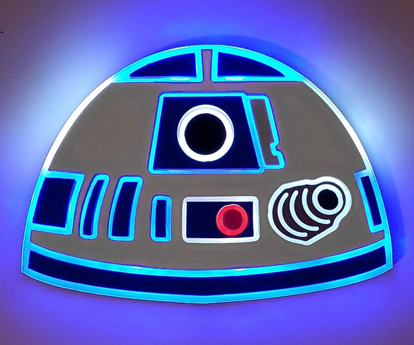 שלט ניאון R2D2
