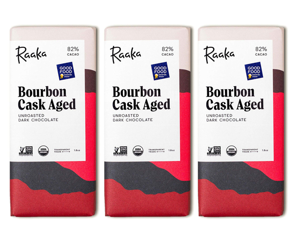 Raaka Bourbon חבית שוקולד מריר מיושן