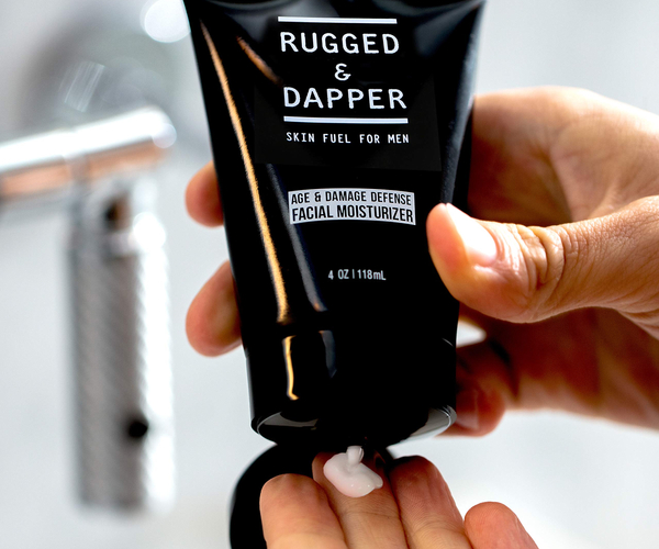 קרם לחות לפנים Rugged & Dapper להגנה מפני הזדקנות